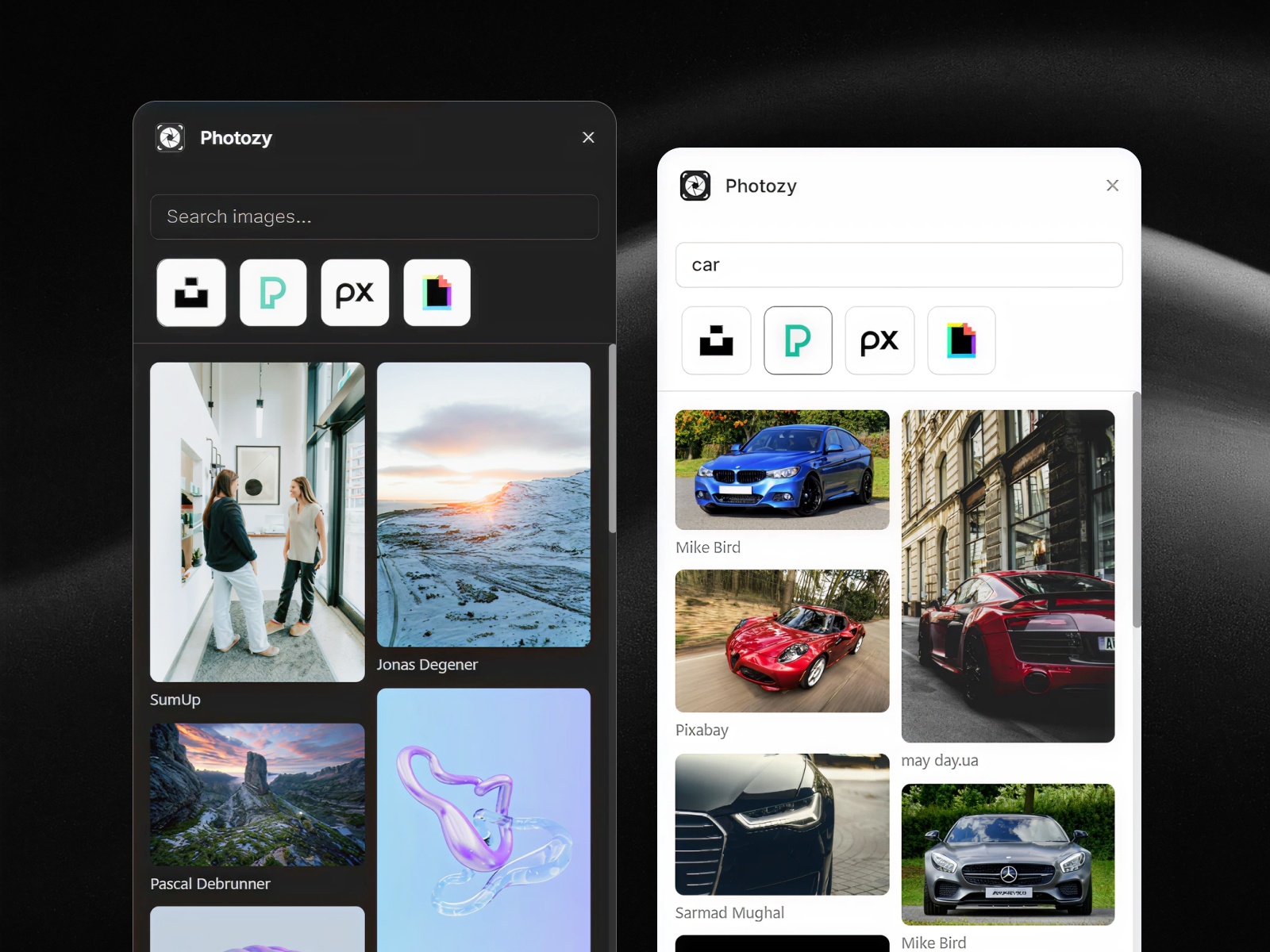 Thumbnail 2 for Photozy, a Framer Marketplace plugin by Framer Geeks.