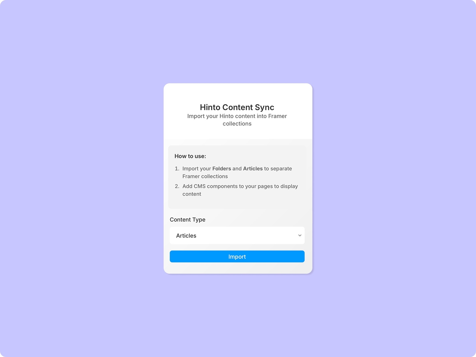 Thumbnail 2 for Hinto AI, a Framer Marketplace template by Dmitry Panshin.