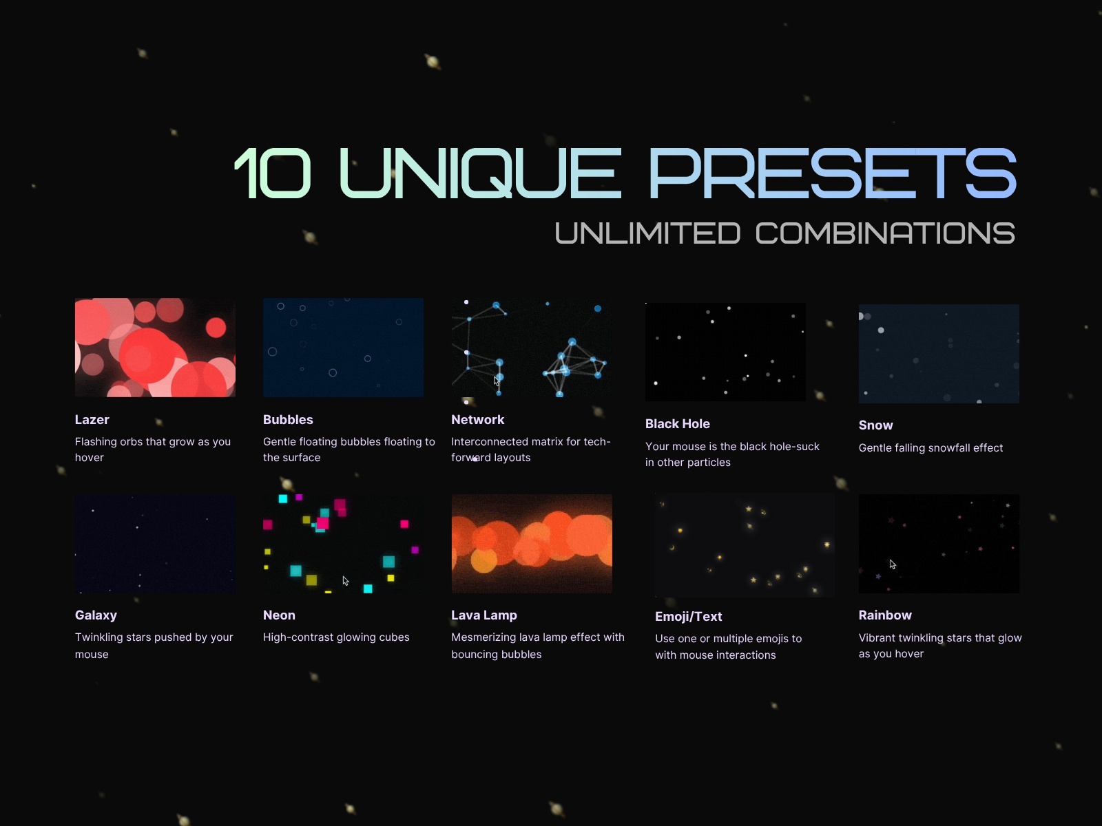 Thumbnail 2 for Mojave Particles Pro, a Framer Marketplace plugin by Mojave Studio.