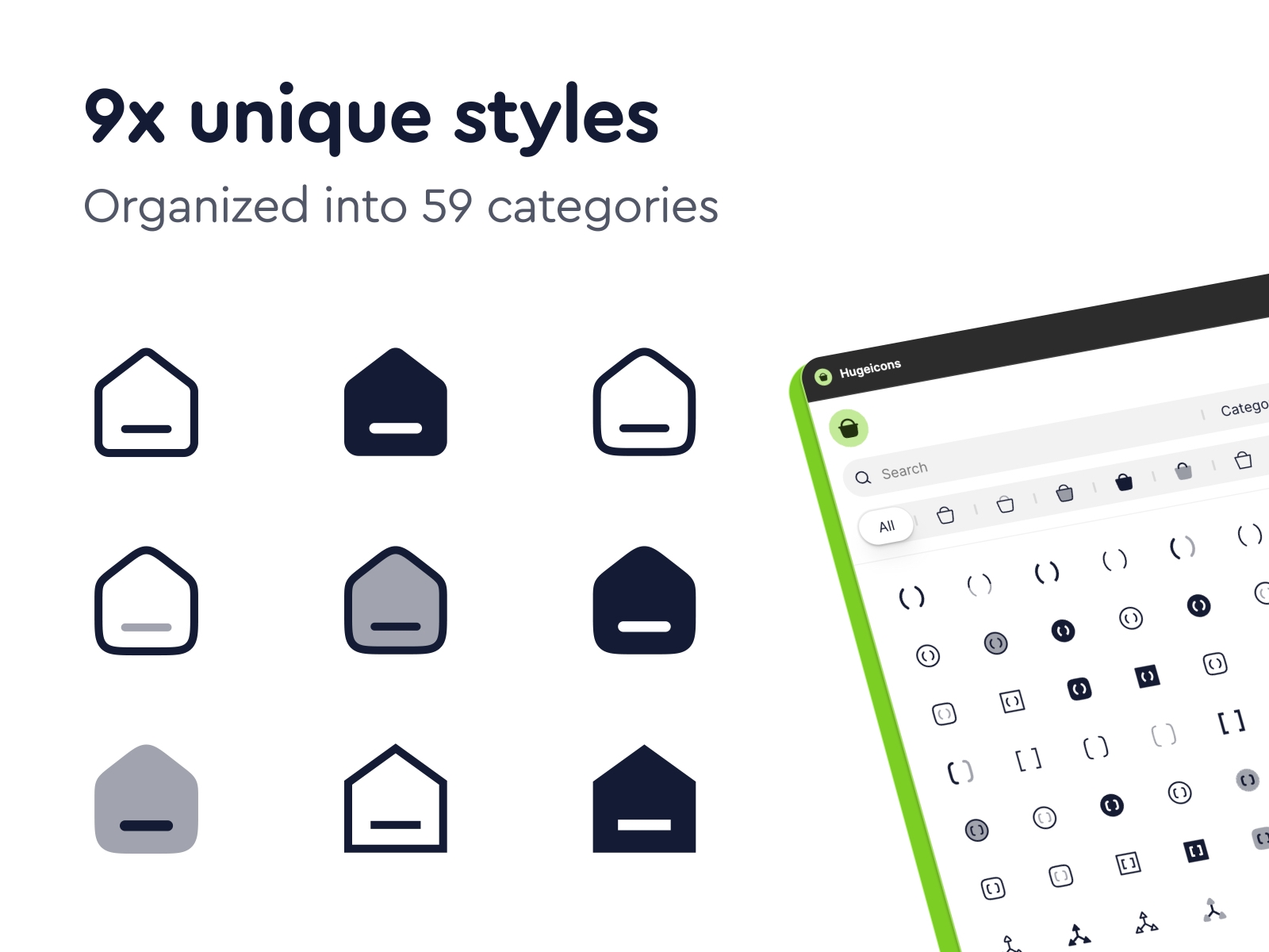 Thumbnail 2 for Hugeicons, a Framer Marketplace template by Hugeicons.