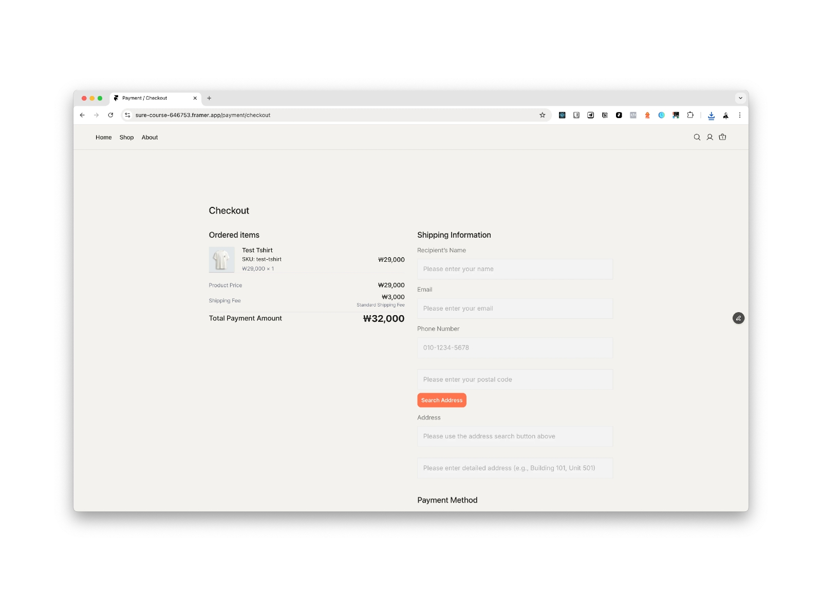 Screenshot 4 for FramerShop, a Framer Marketplace plugin by yongmin ruucm.