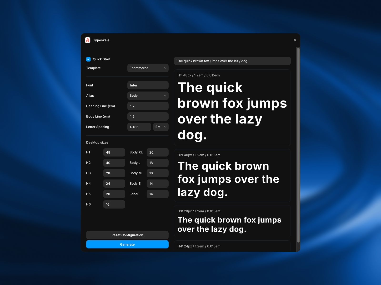 Thumbnail 1 for Typeskale, a Framer Marketplace plugin by Oladipupo Ayoola.