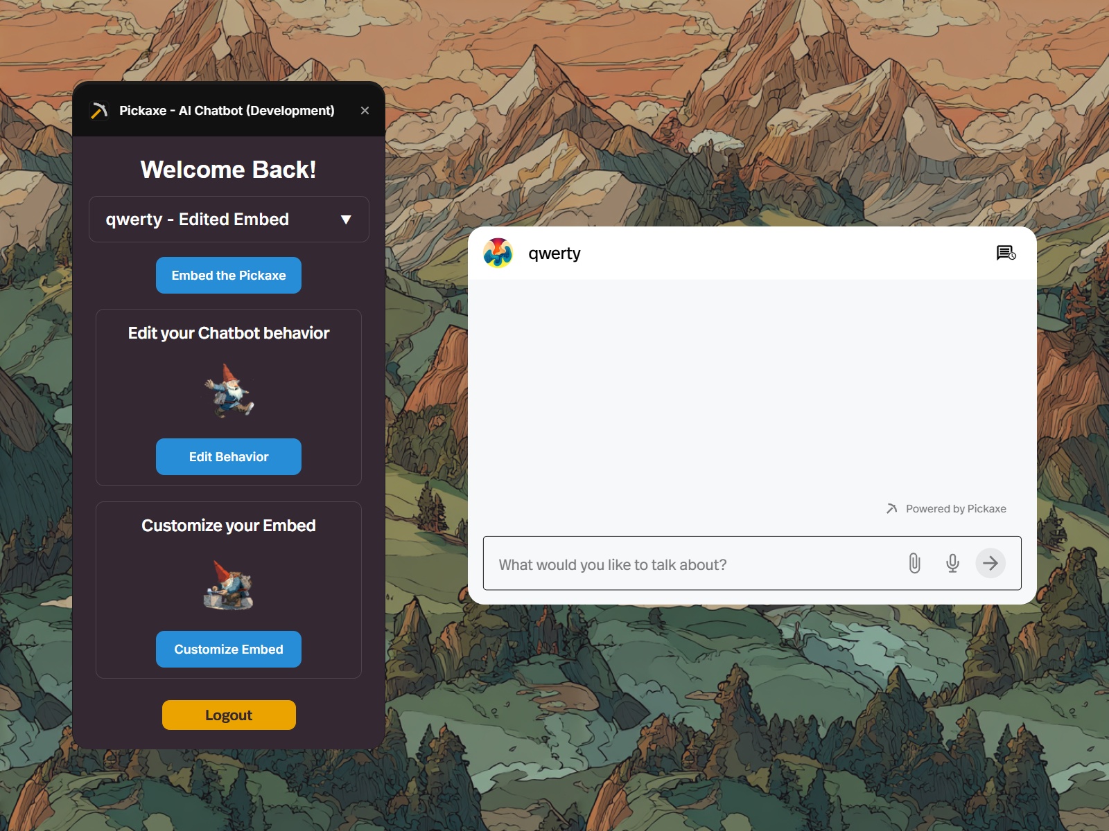 Thumbnail 2 for Pickaxe - AI Chatbot, a Framer Marketplace template by Artsiom Maisiuk.