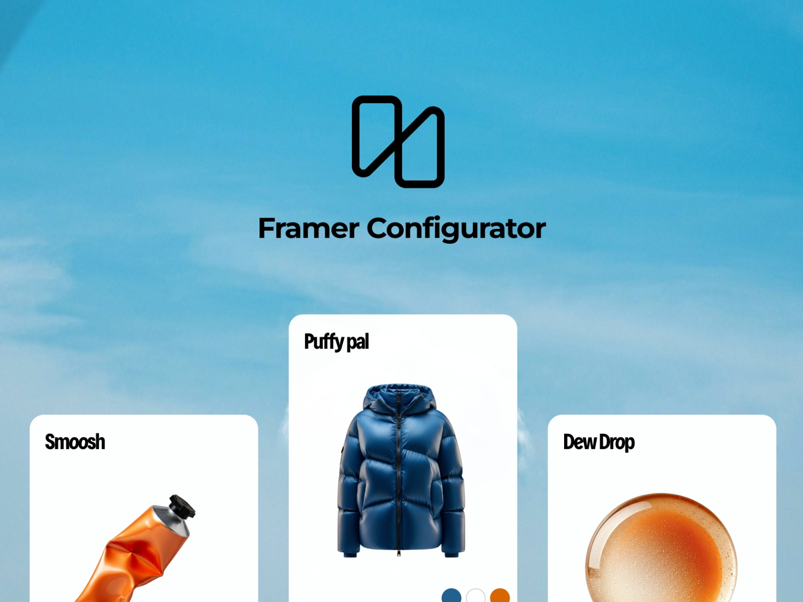 Thumbnail 2 for FramerConfigurator, a Framer Marketplace template by Framer Configurator.