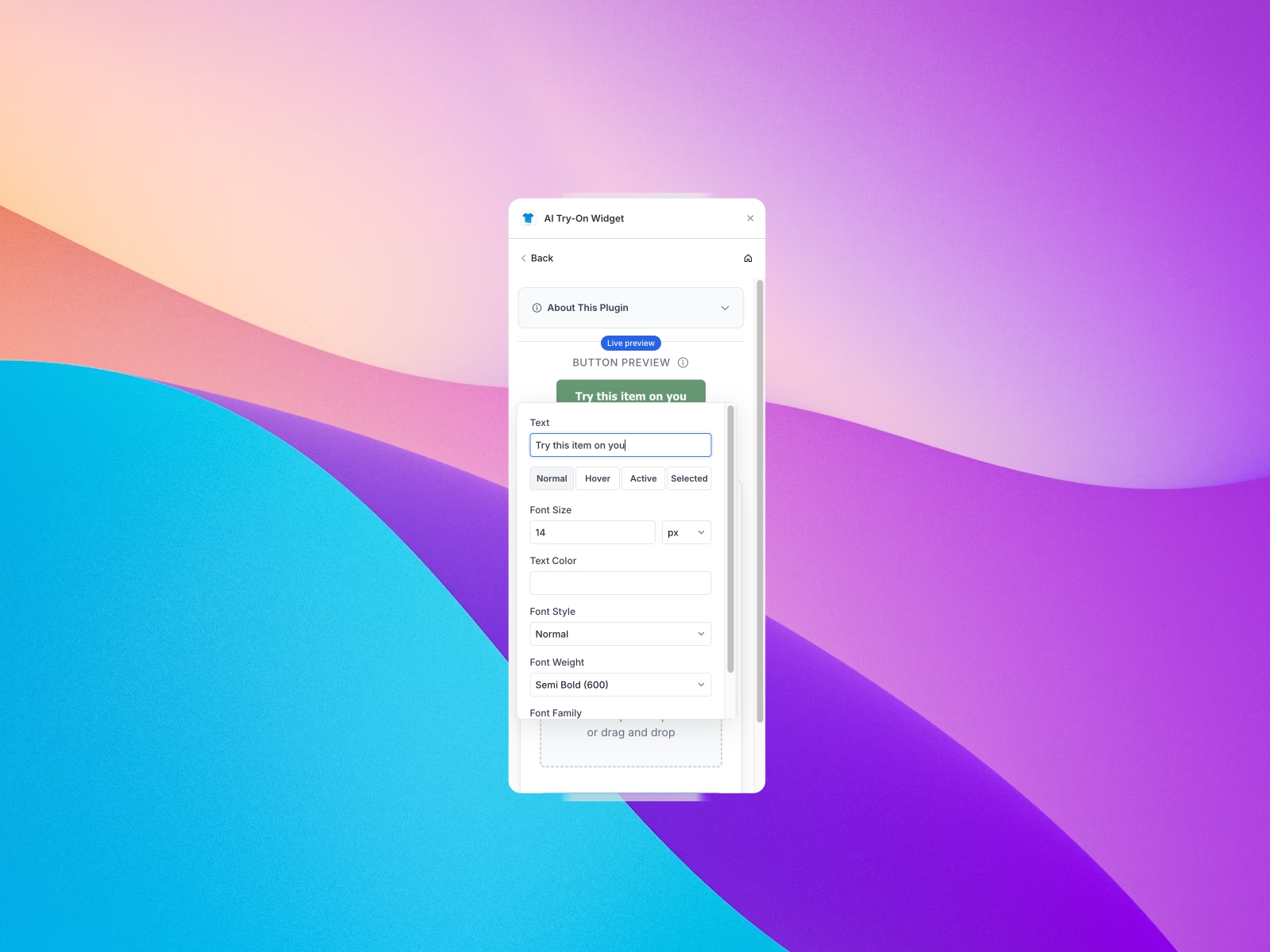 Thumbnail 2 for AI Try-On Widget, a Framer Marketplace template by QwertyBit.