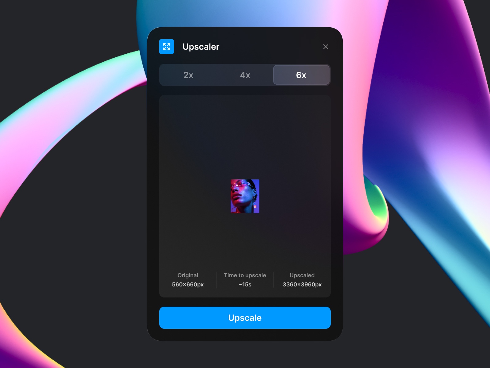 Thumbnail 1 for Upscaler, a Framer Marketplace template by Anton Pikhorovych.