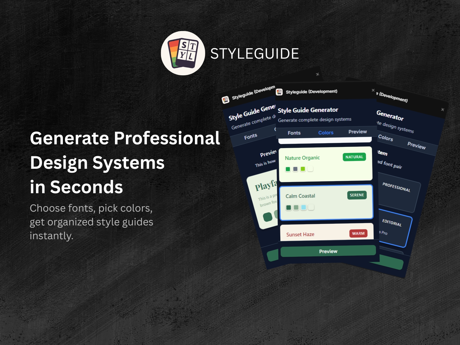 Thumbnail 1 for Styleguide, a Framer Marketplace template by Jeremiah Elegba.