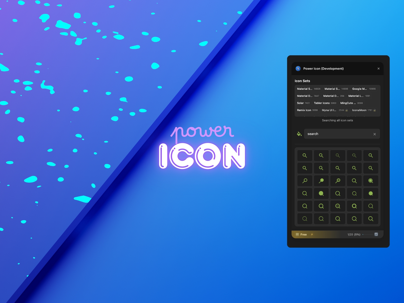 Thumbnail 1 for Power Icon, a Framer Marketplace template by PowerBox.
