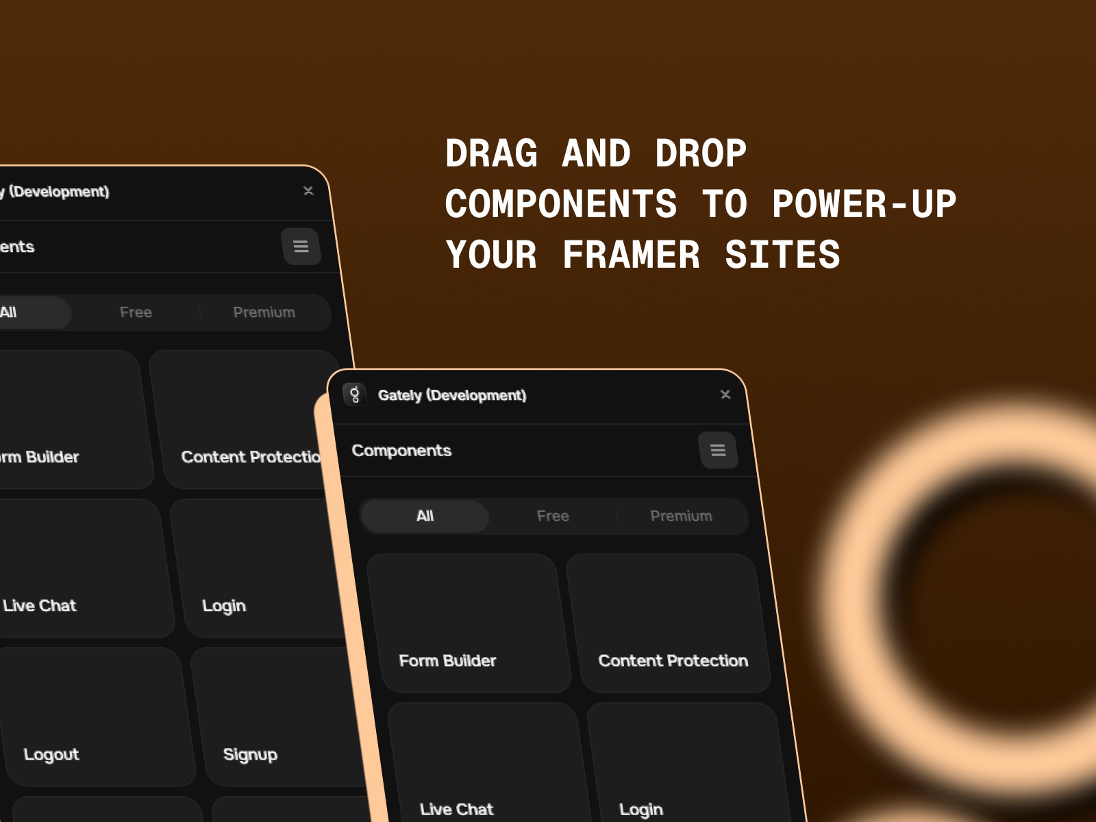 Thumbnail 2 for Gately, a Framer Marketplace template by Kayode.