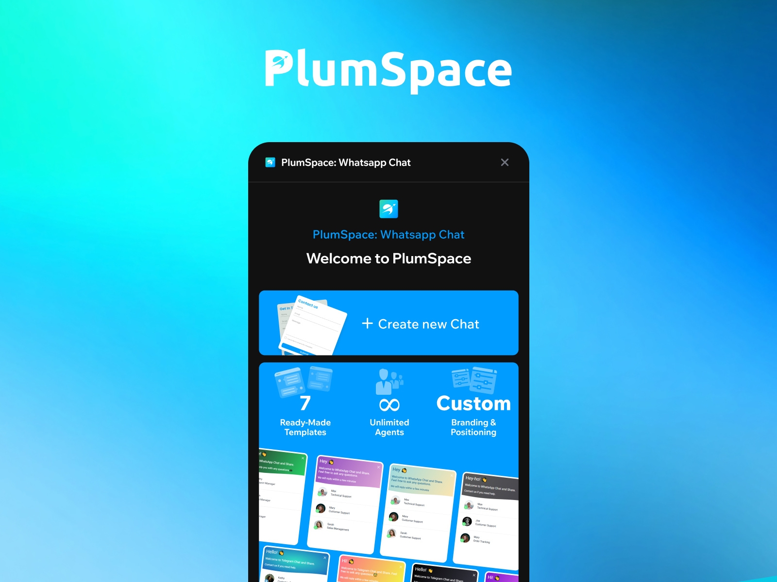 Thumbnail 1 for PlumSpace: WhatsApp Chat, a Framer Marketplace plugin by PlumSpace.