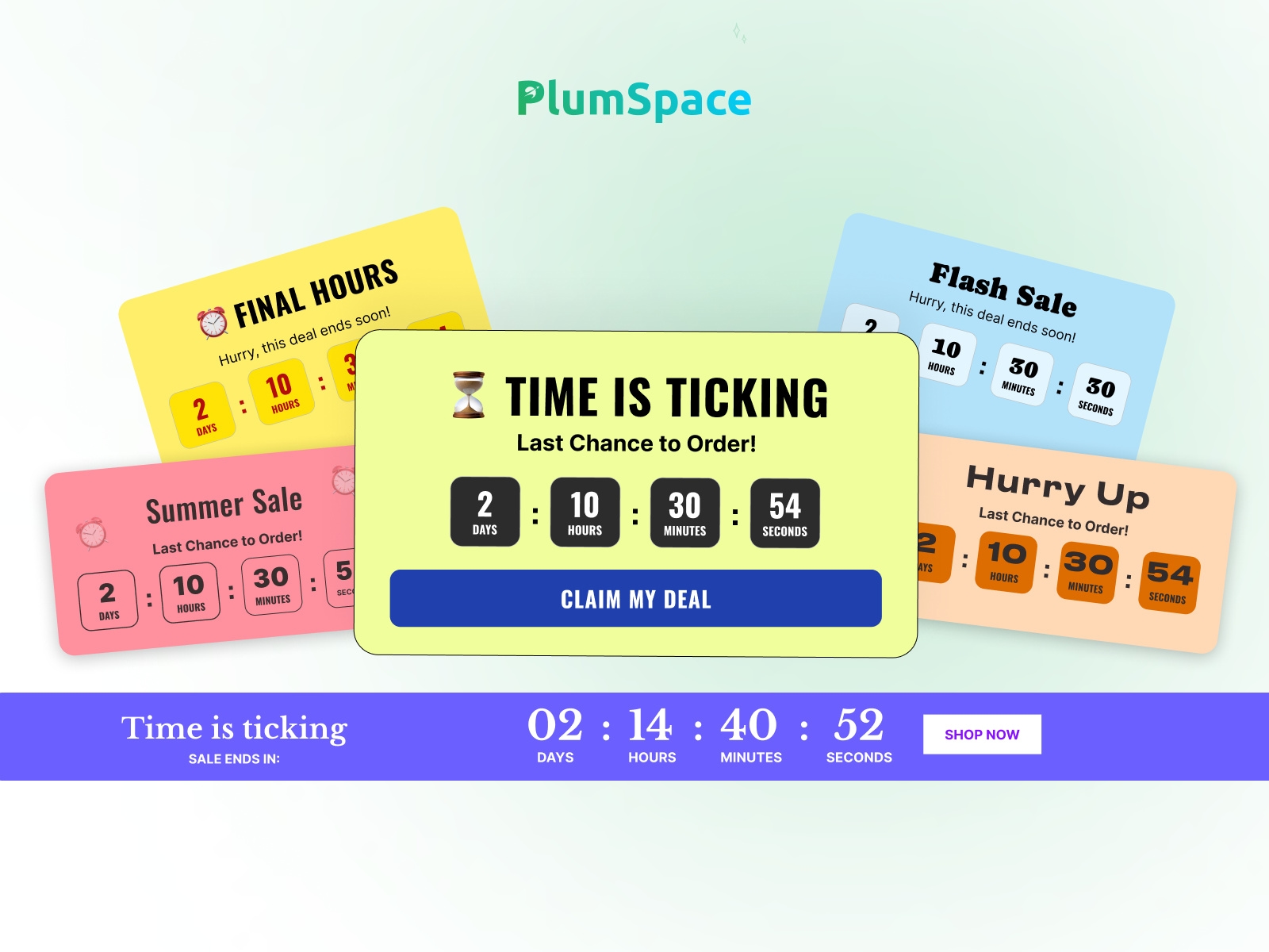 Thumbnail 1 for PlumSpace: Countdown Timer, a Framer Marketplace template by PlumSpace.