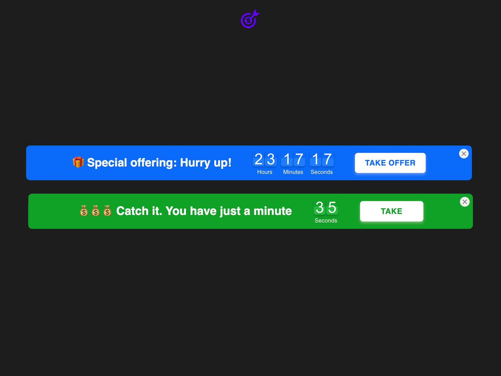 Thumbnail 1 for Countdown Bar, a Framer Marketplace plugin by Smartarget.