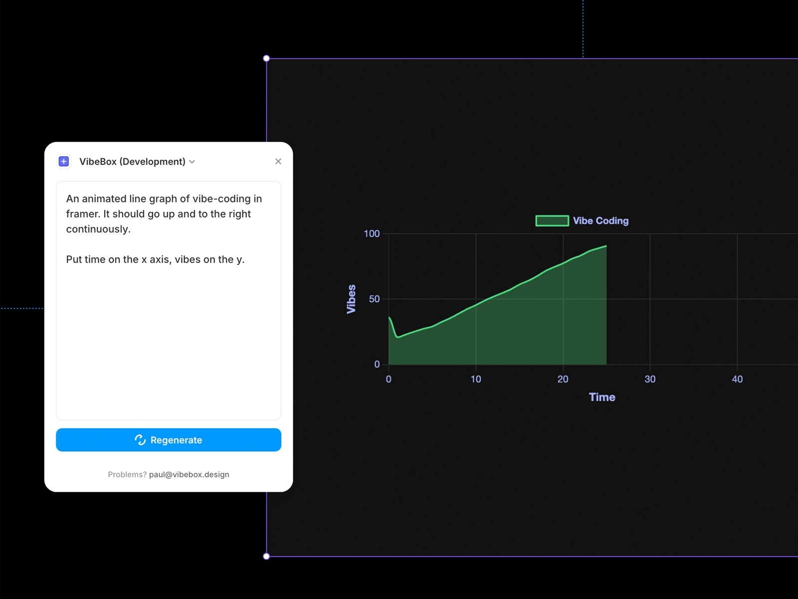 Thumbnail 2 for VibeBox, a Framer Marketplace template by Paul Hunkin.