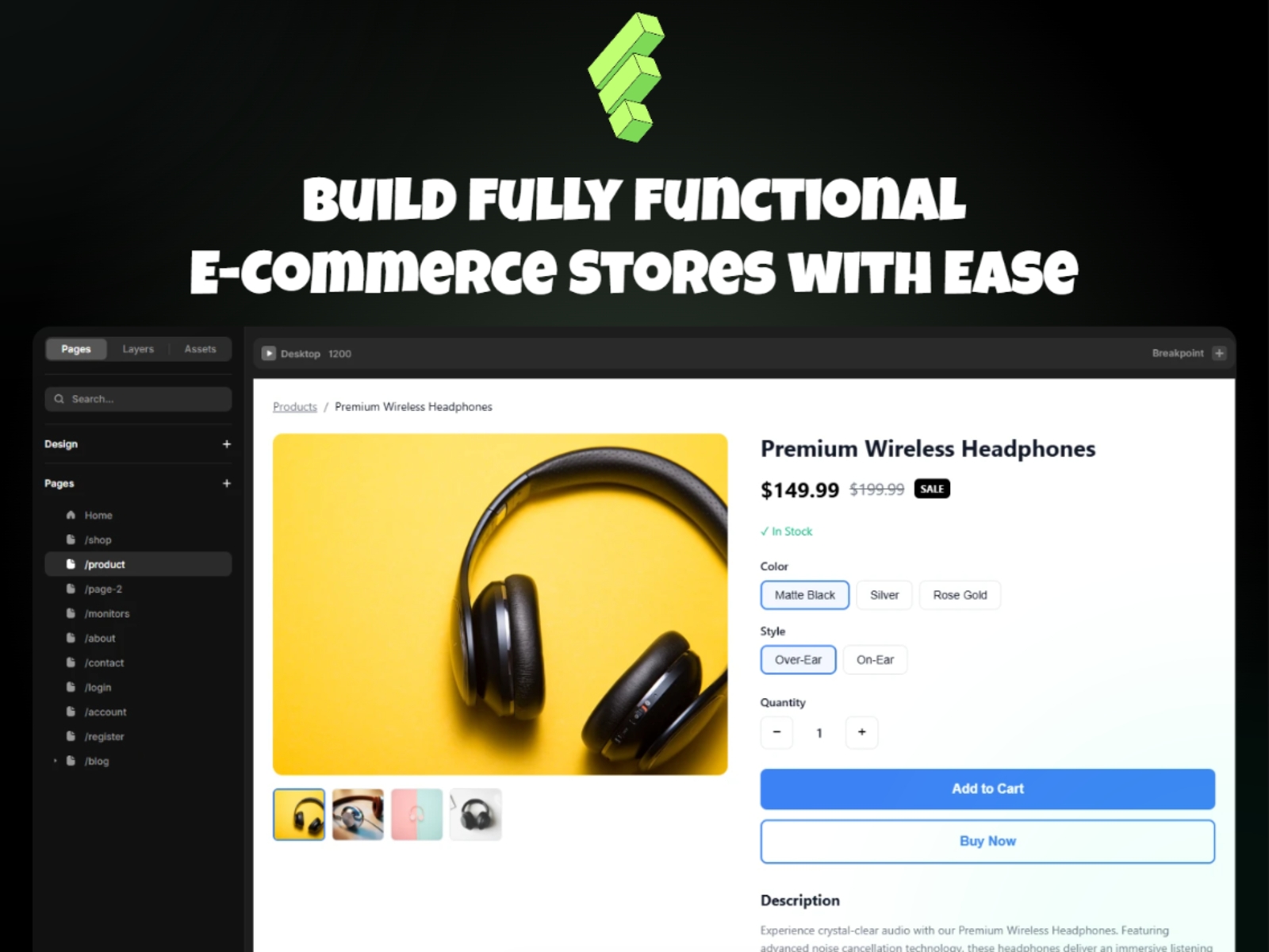 Thumbnail 2 for FramerFlo E-commerce, a Framer Marketplace template by FamerFlo.