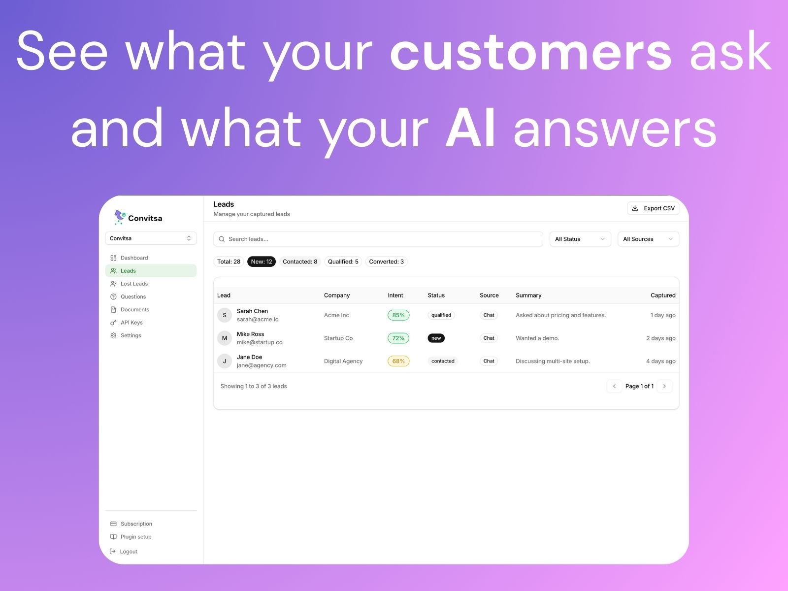 Screenshot 3 for Convitsa Answer, a Framer Marketplace plugin by Convitsa.