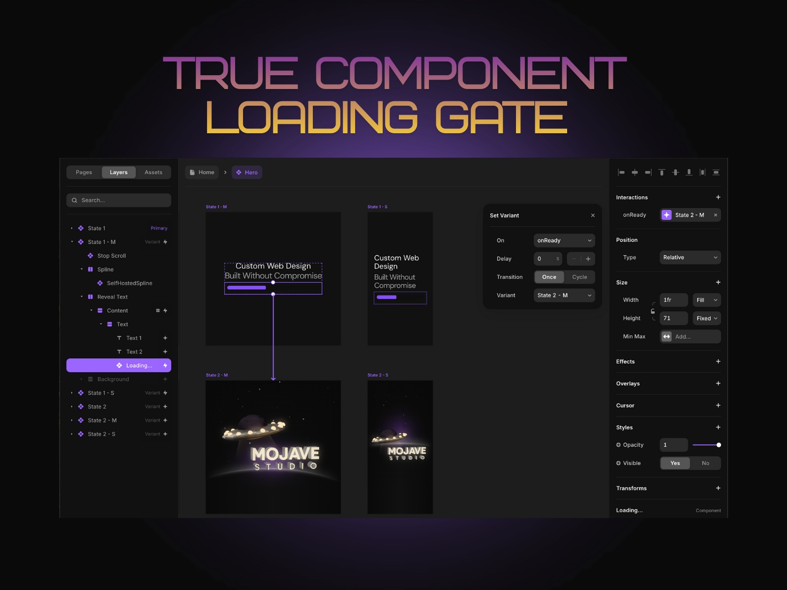 Thumbnail 2 for Loading…, a Framer Marketplace plugin by Mojave Studio.