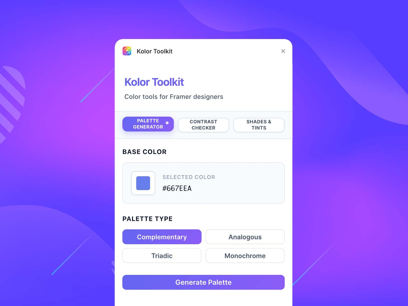 Thumbnail 1 for Kolors, a Framer Marketplace template by Ekomobong Otu.