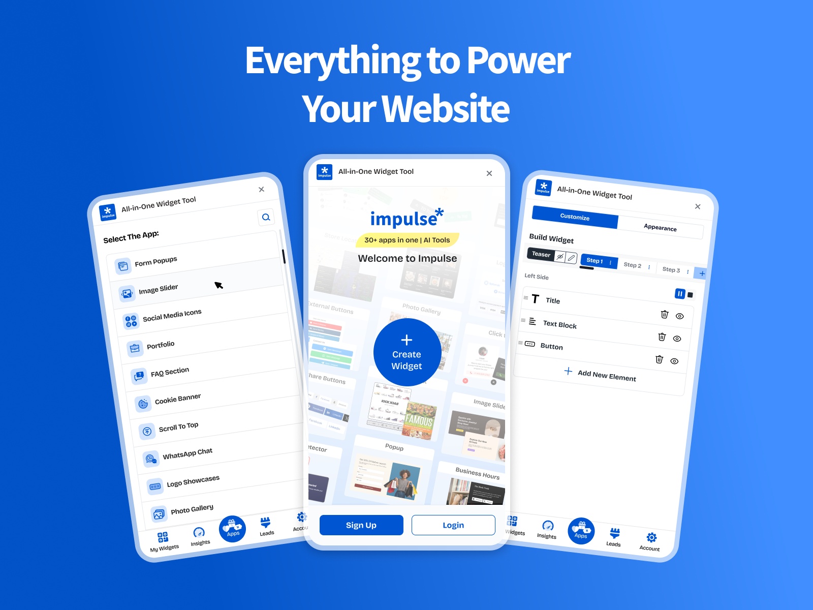 Thumbnail 2 for Impulse: All-in-One App, a Framer Marketplace template by Impulse App.