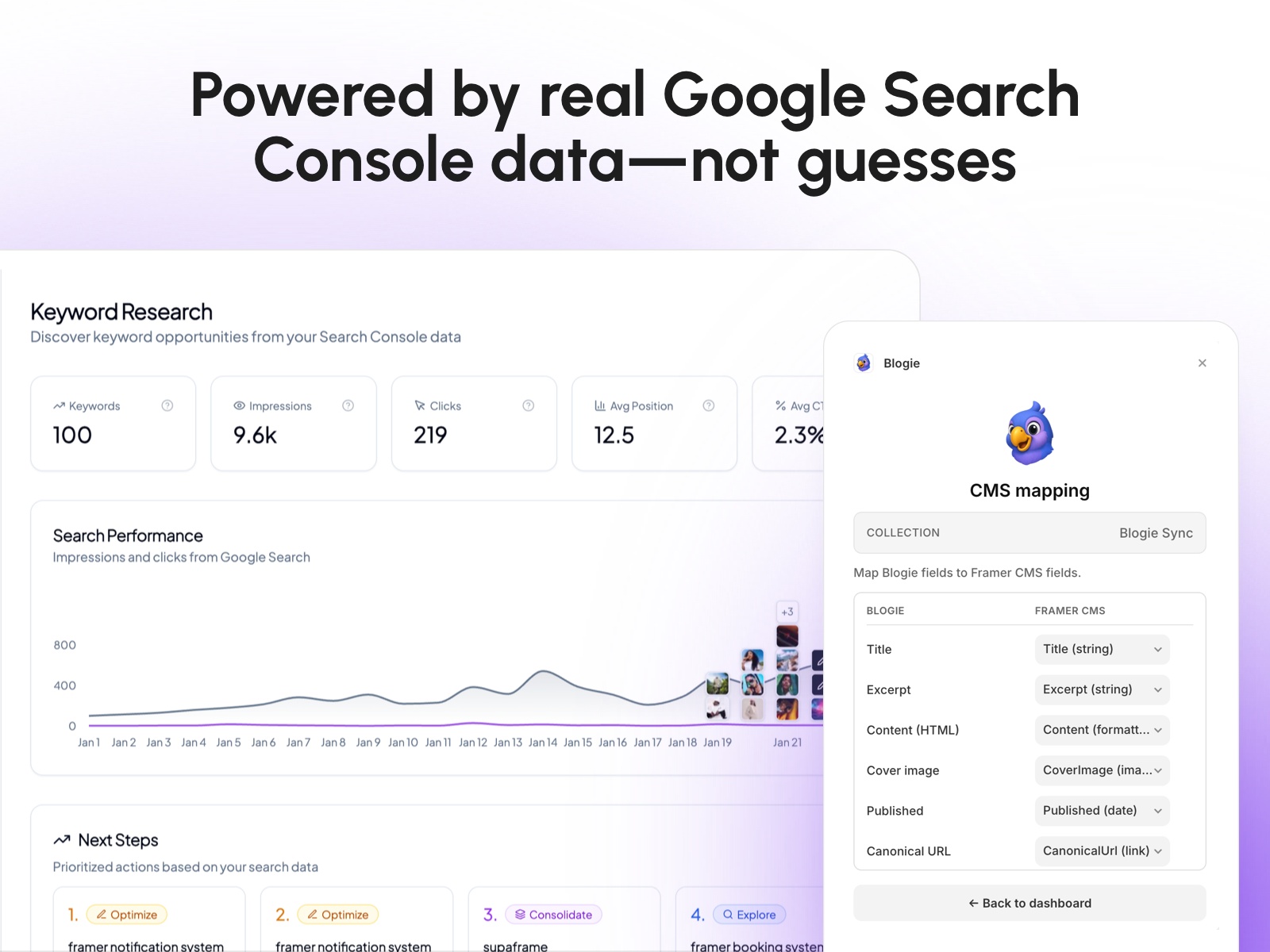 Screenshot 4 for Blogie, a Framer Marketplace plugin by Solt Wagner.