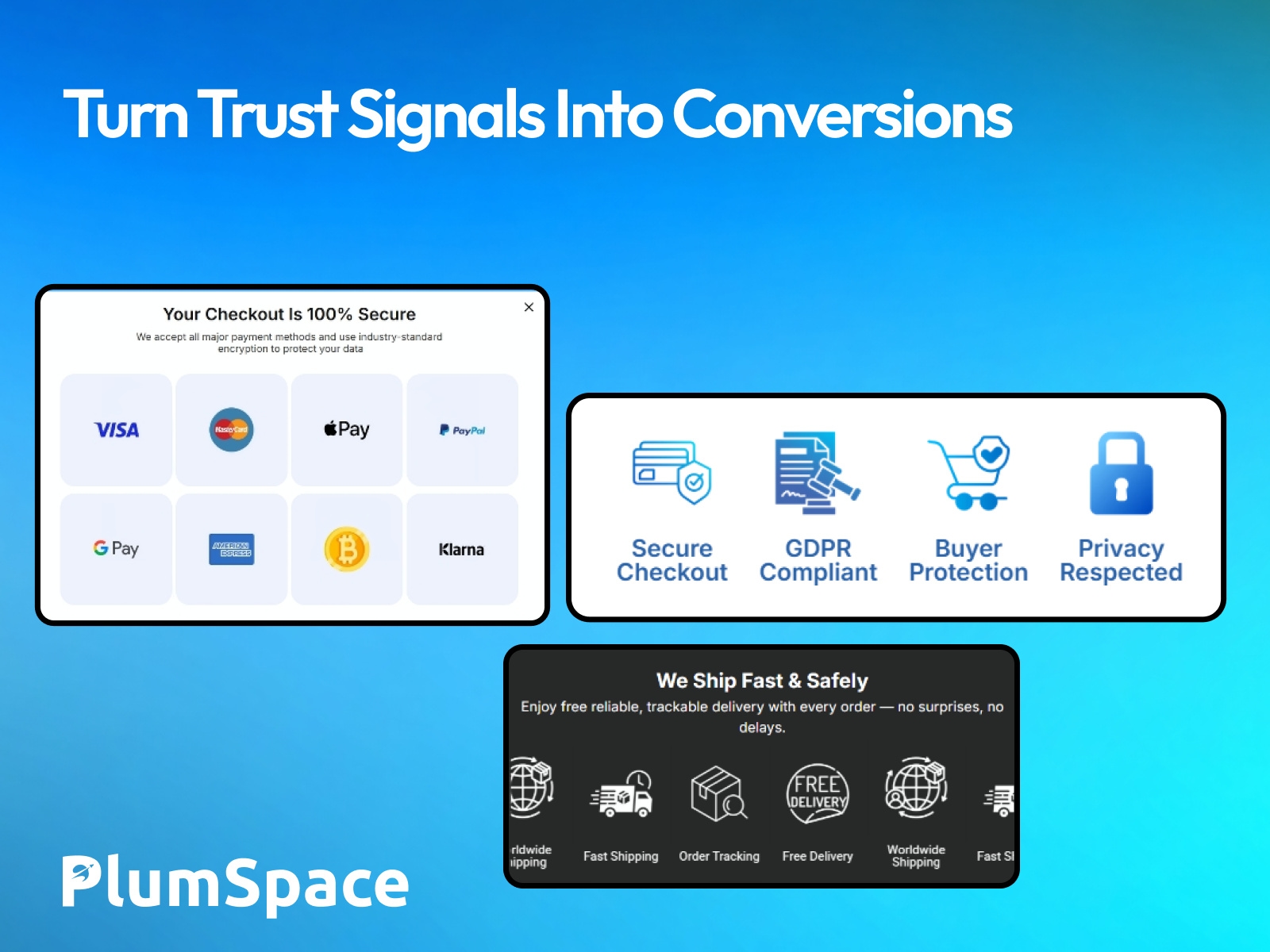 Screenshot 3 for PlumSpace: Trust Badges, a Framer Marketplace plugin by PlumSpace.