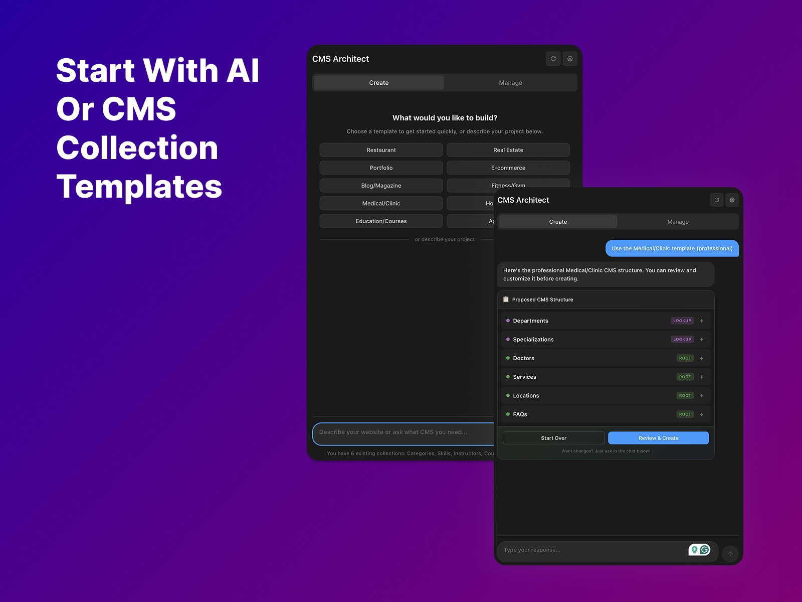 Thumbnail 2 for CMS Architect, a Framer Marketplace template by Alireza chamanrouy.