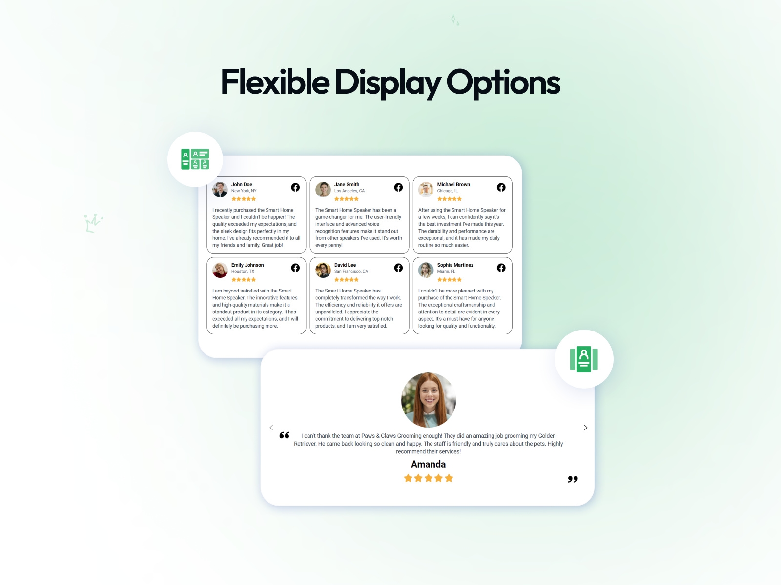 Screenshot 4 for PlumSpace: Customer Testimonials Slider, a Framer Marketplace plugin by PlumSpace.