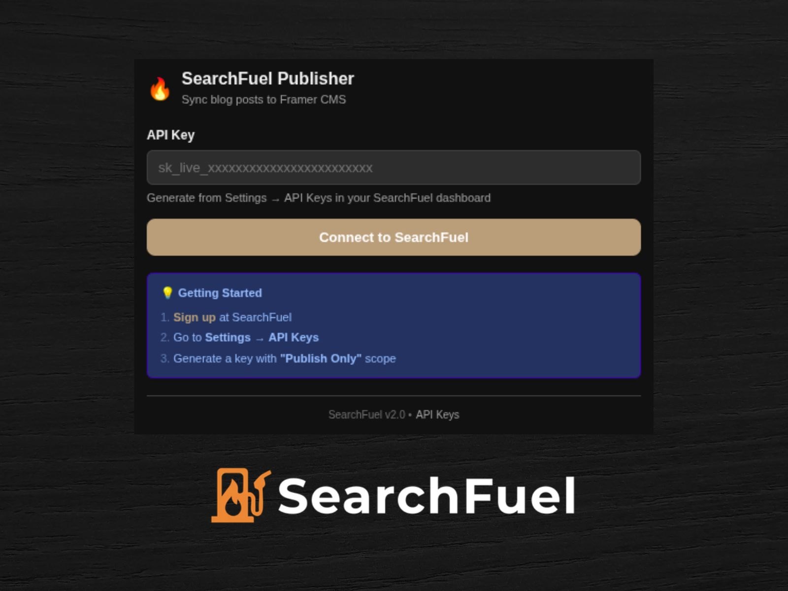 Thumbnail 1 for SearchFuel Publisher, a Framer Marketplace template by Mahmoud Elmaandi.