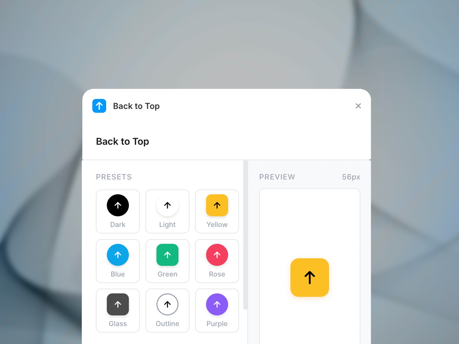 Thumbnail 1 for Back to Top, a Framer Marketplace template by Ekomobong Otu.