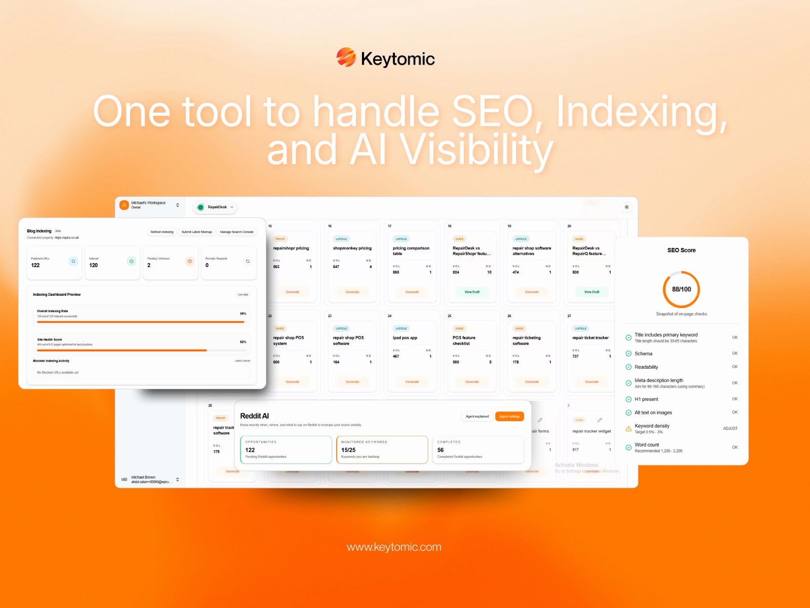 Screenshot 3 for Keytomic, a Framer Marketplace plugin by Keytomic.