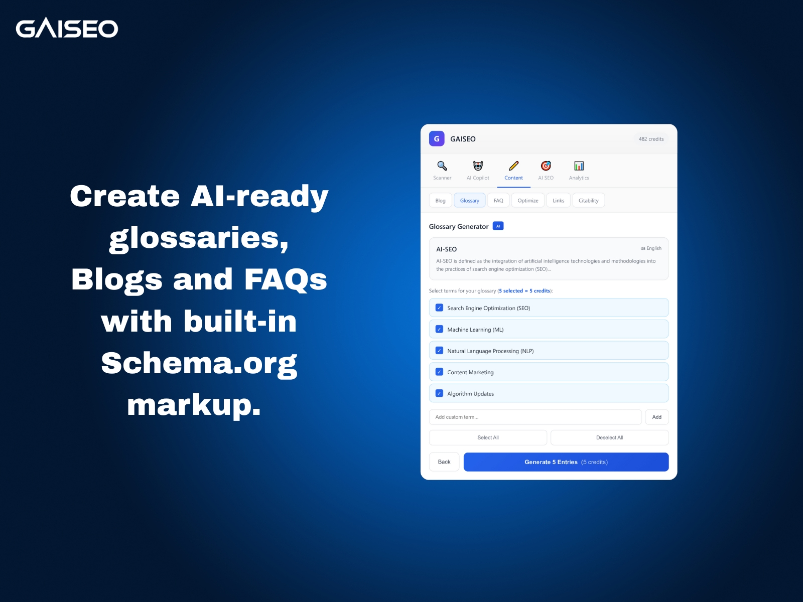 Thumbnail 2 for GAISEO - AI SEO Optimizer, a Framer Marketplace template by Cosima Vogel.
