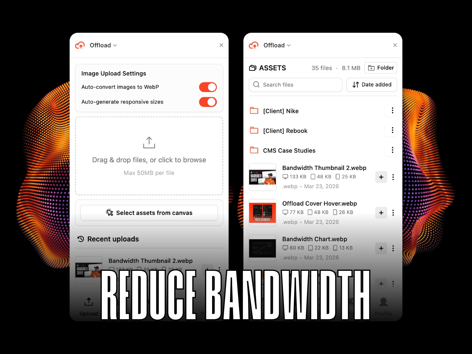 Thumbnail 2 for Offload, a Framer Marketplace template by David McBacon.