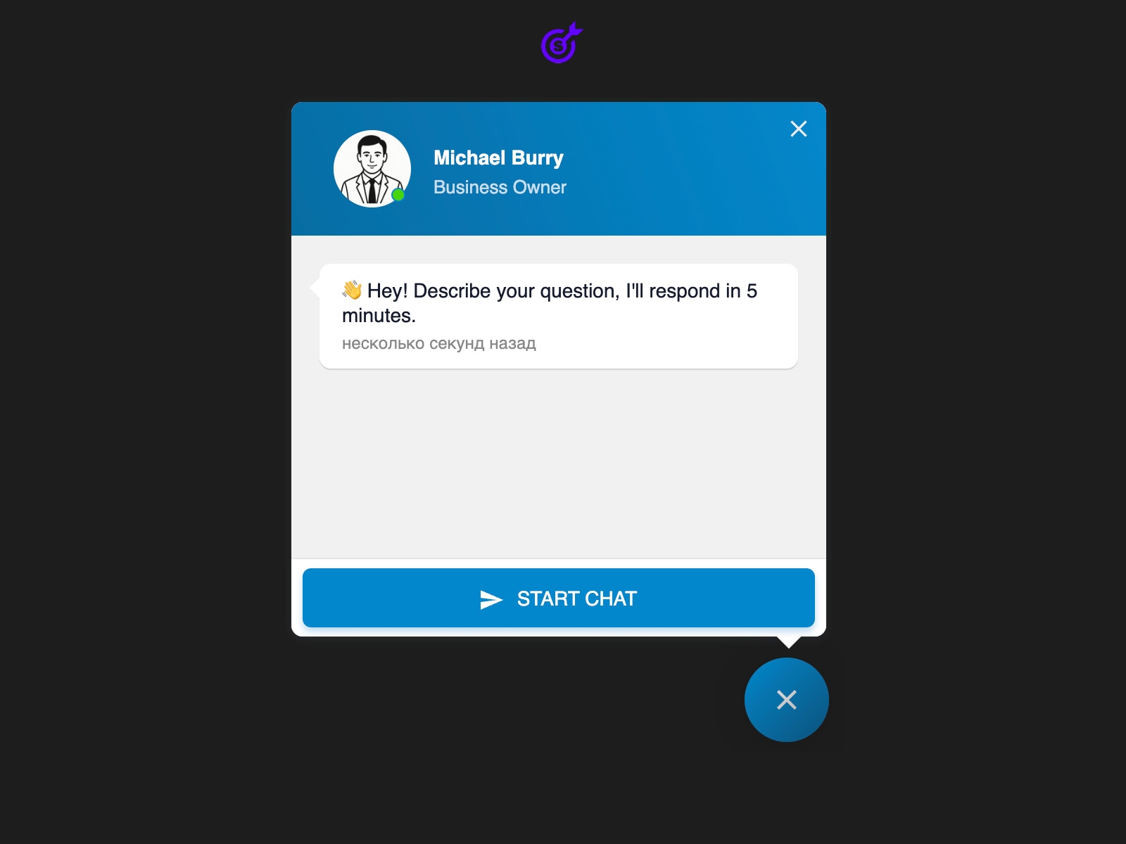 Thumbnail 1 for Telegram Chat - Contact Us, a Framer Marketplace template by Smartarget.
