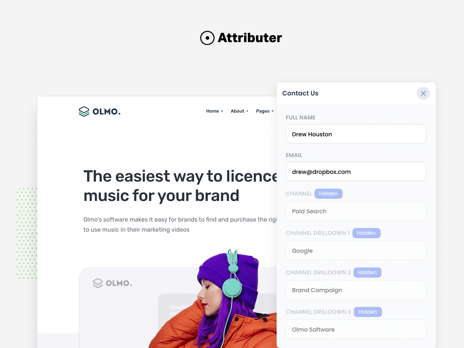 Thumbnail 1 for Attributer, a Framer Marketplace template by Aaron Beashel.