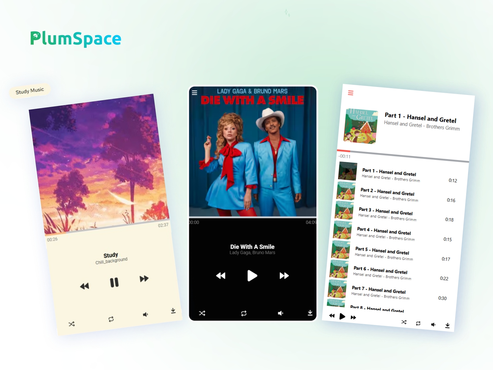 Thumbnail 1 for PlumSpace: Audio Player, a Framer Marketplace template by PlumSpace.