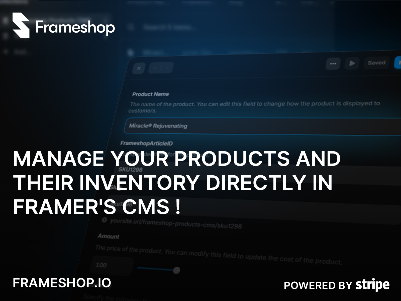 Screenshot 4 for Frameshop, a Framer Marketplace plugin by Frameshop.