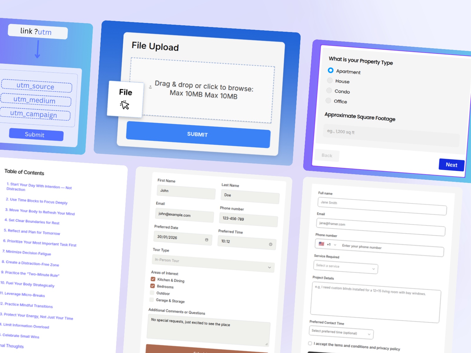 Thumbnail 2 for Essential Components, a Framer Marketplace template by FRAME ESSENTIALS.