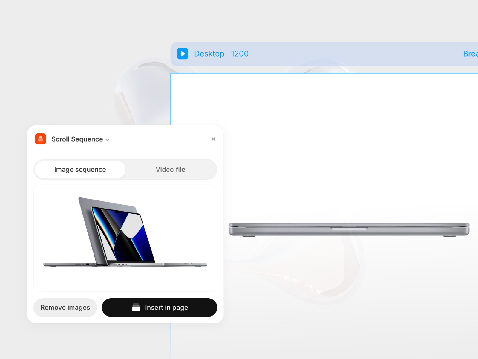 Thumbnail 2 for Scroll Sequence, a Framer Marketplace template by Fabian Albert.