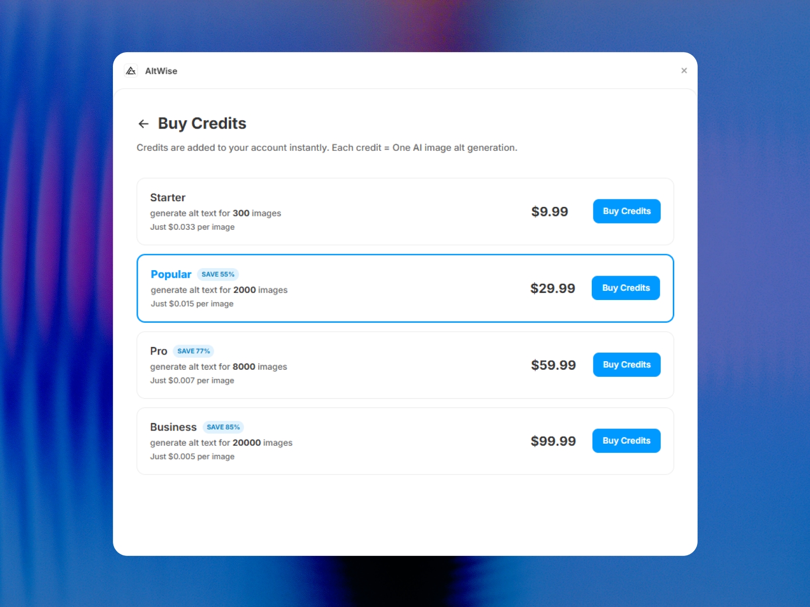 Screenshot 3 for AltWise, a Framer Marketplace plugin by yagnesh pipariya.