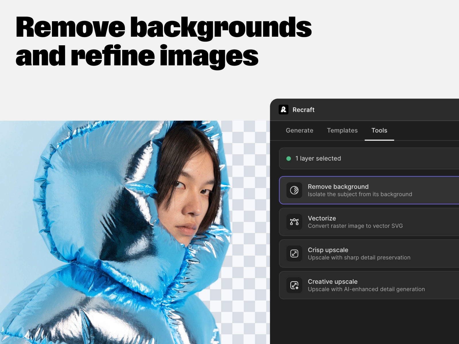 Screenshot 3 for Recraft, a Framer Marketplace plugin by Recraft.