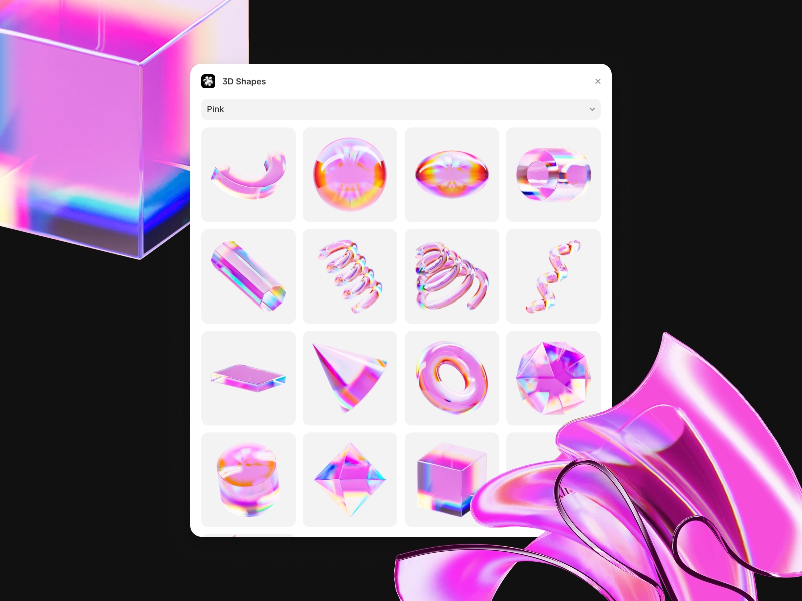 Screenshot 4 for 3D Shapes, a Framer Marketplace plugin by Isaac Roberts.