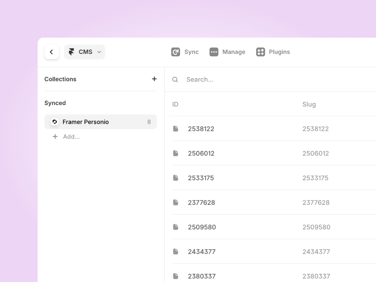 Thumbnail 2 for Personio Sync, a Framer Marketplace template by Trueform.