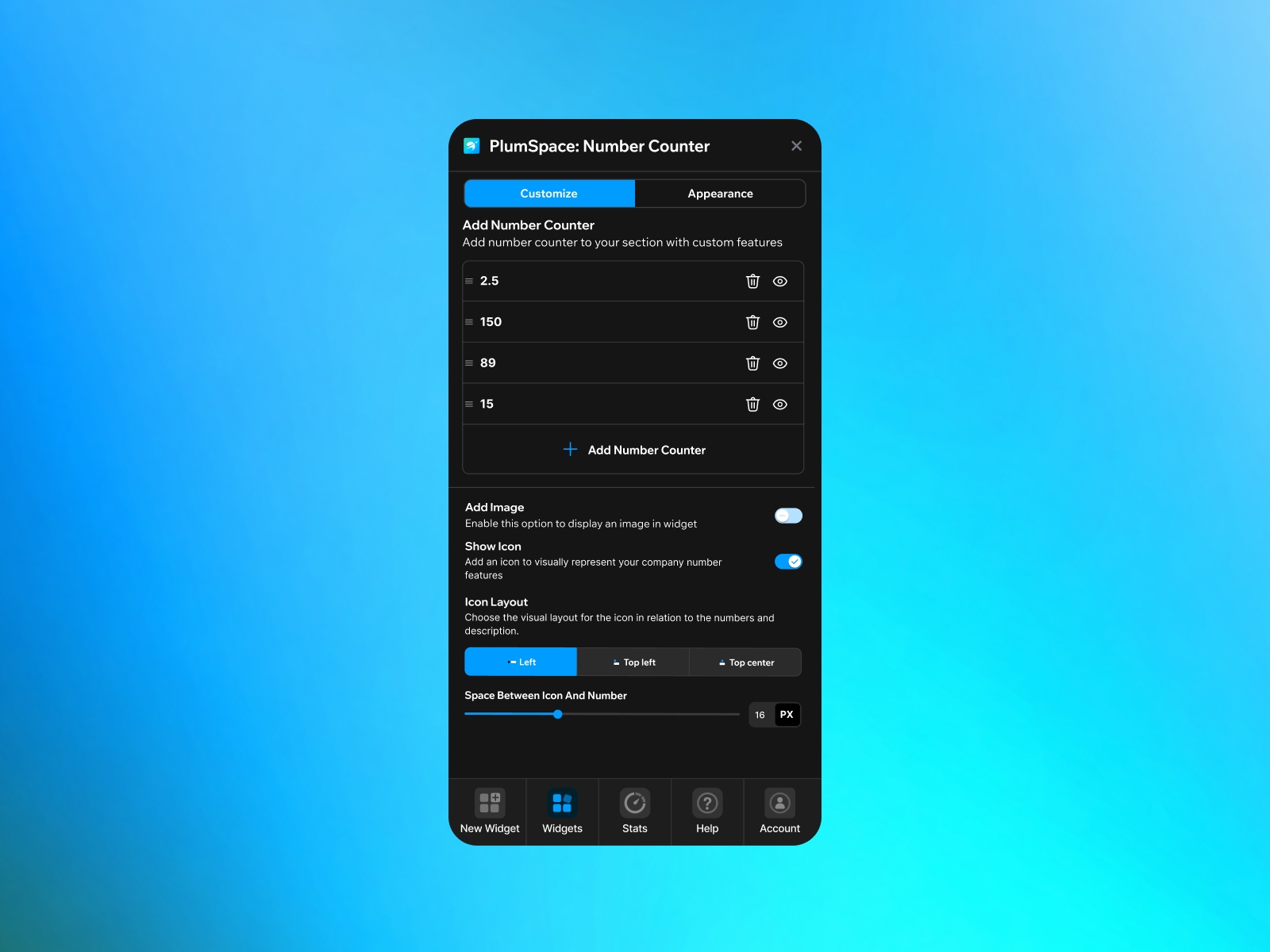 Thumbnail 2 for PlumSpace: Number Counter, a Framer Marketplace template by PlumSpace.