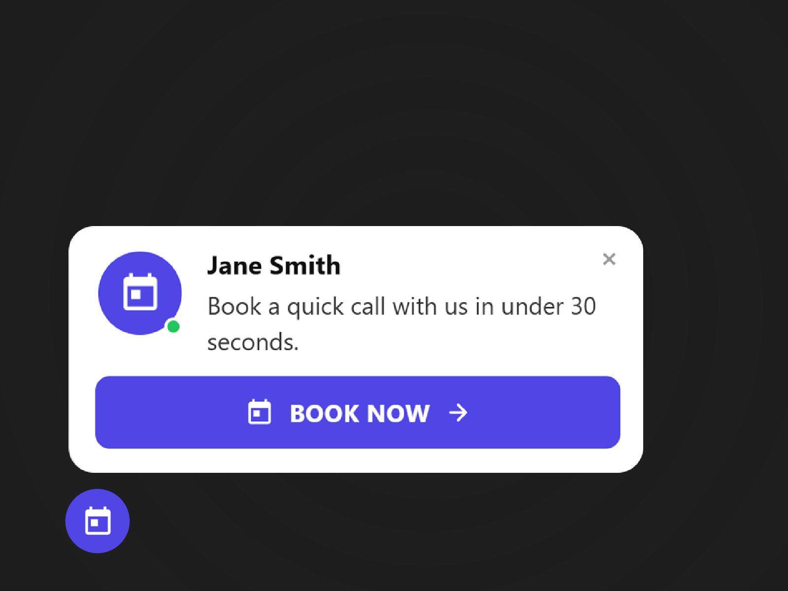 Thumbnail 1 for Appointment Booking Button, a Framer Marketplace template by Ekomobong Otu.