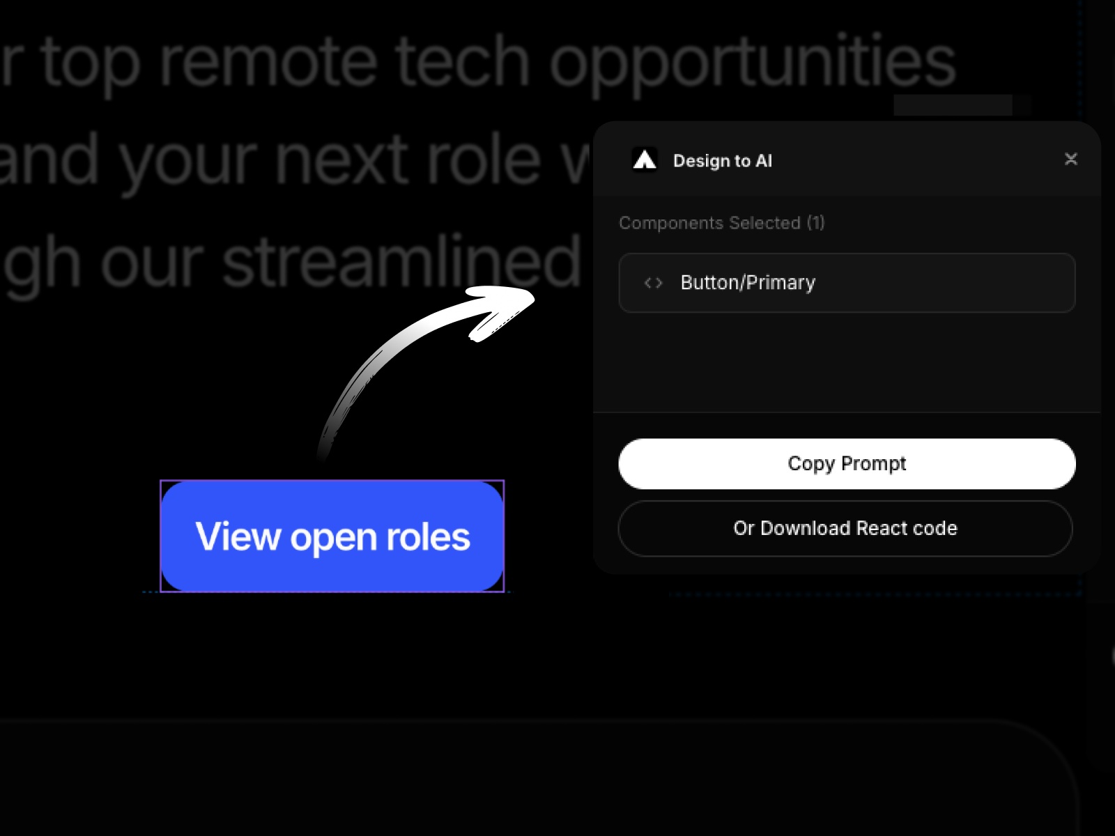 Thumbnail 2 for Design to AI, a Framer Marketplace template by Olalekan Isaac.