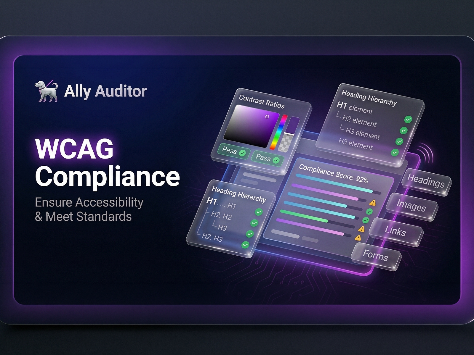 Thumbnail 2 for Ally Auditor, a Framer Marketplace template by Jing Jimmy.