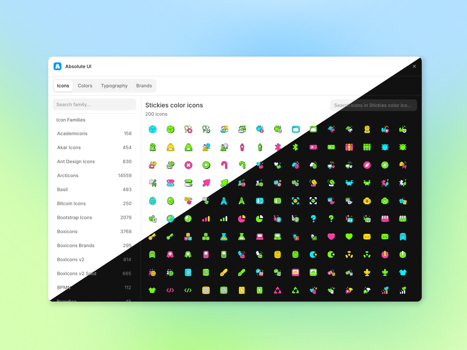 Thumbnail 1 for Absolute UI, a Framer Marketplace template by Ian.