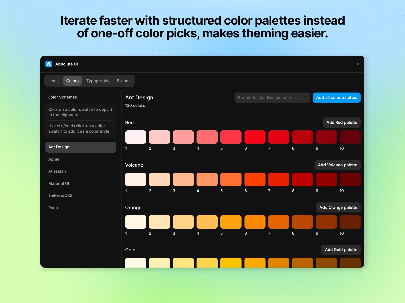 Thumbnail 2 for Absolute UI, a Framer Marketplace template by Ian.