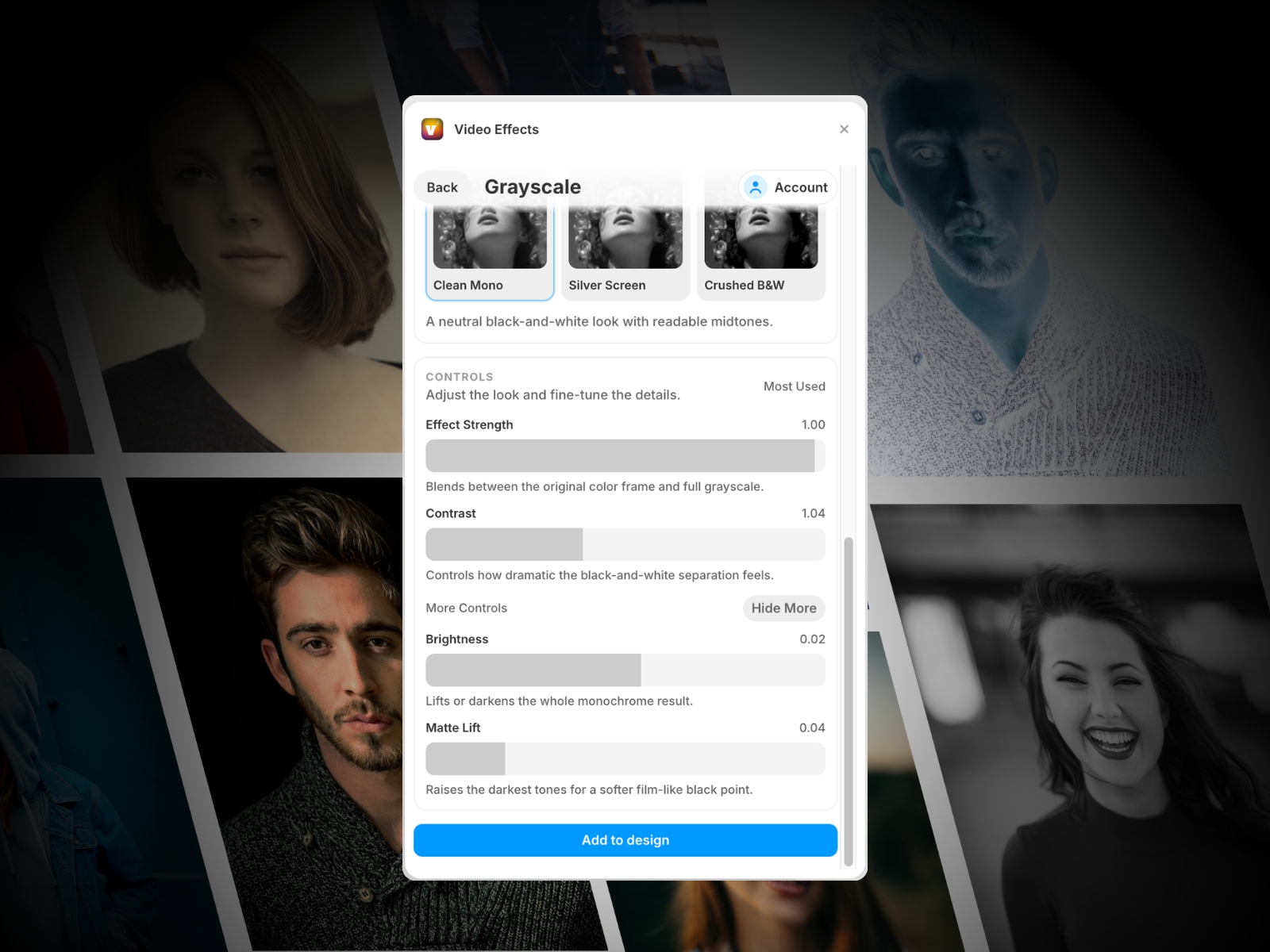 Screenshot 3 for Video Effects, a Framer Marketplace plugin by Zafar Kamal.