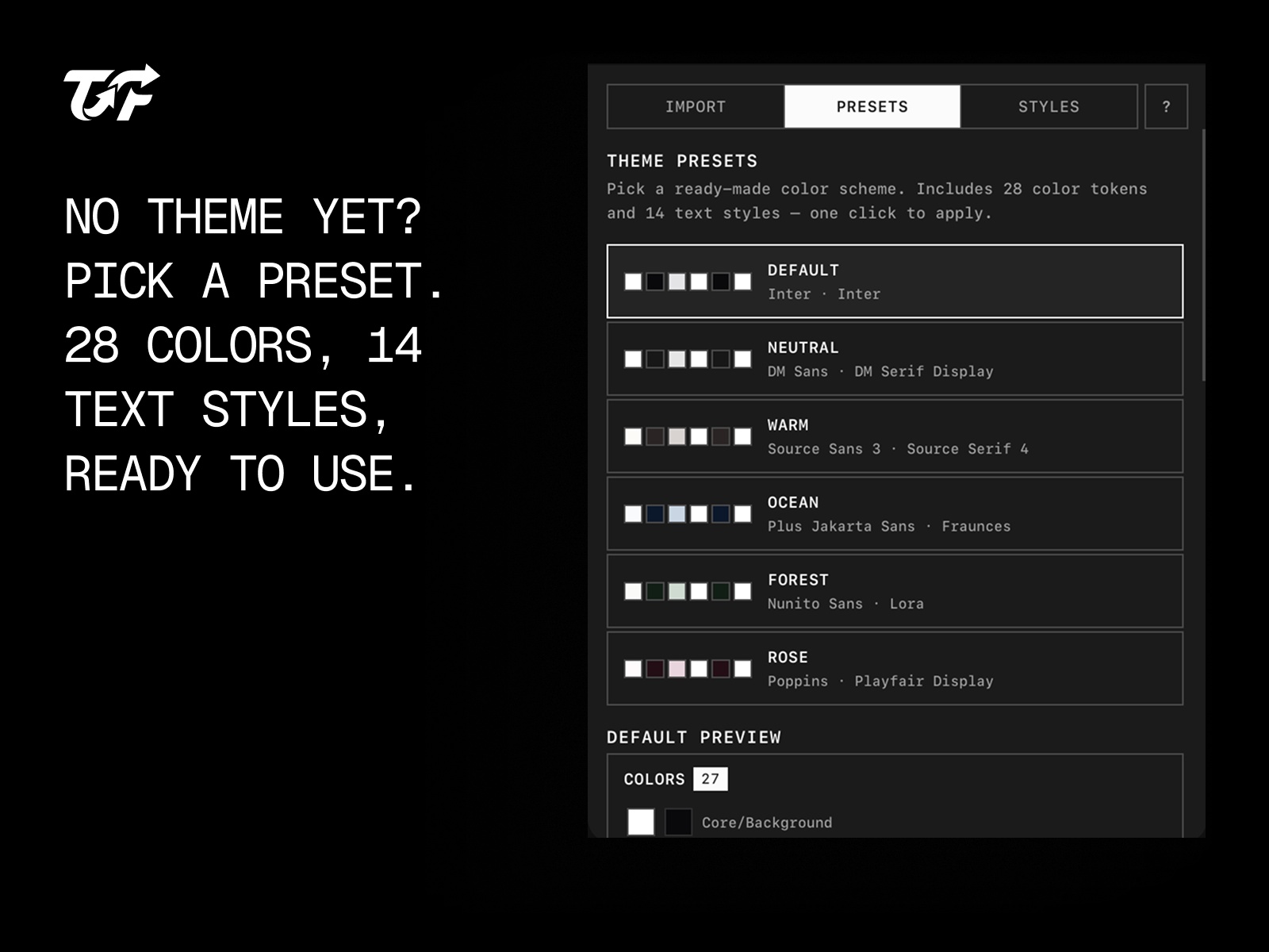 Screenshot 3 for Tailwind to Framer, a Framer Marketplace plugin by Léo Laurent.
