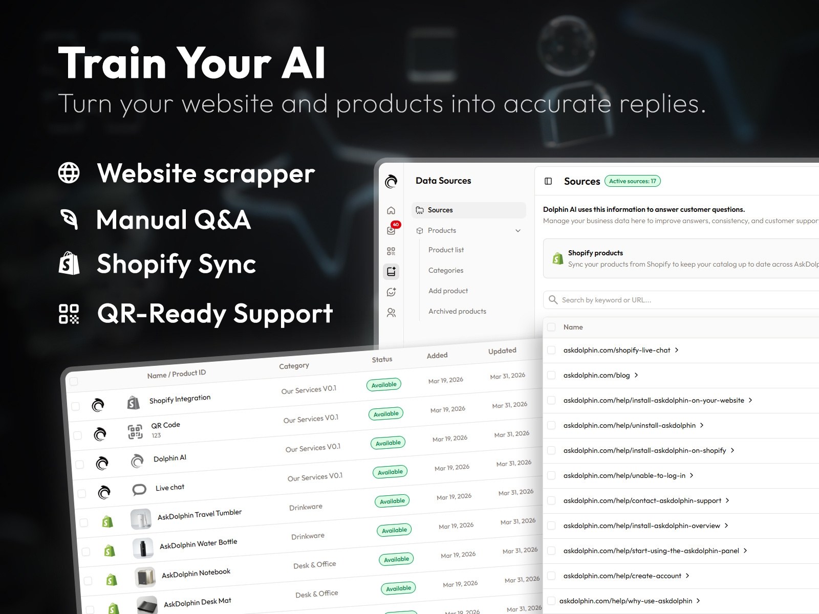 Screenshot 3 for Live Chat & AI — AskDolphin, a Framer Marketplace plugin by AskDolphin.